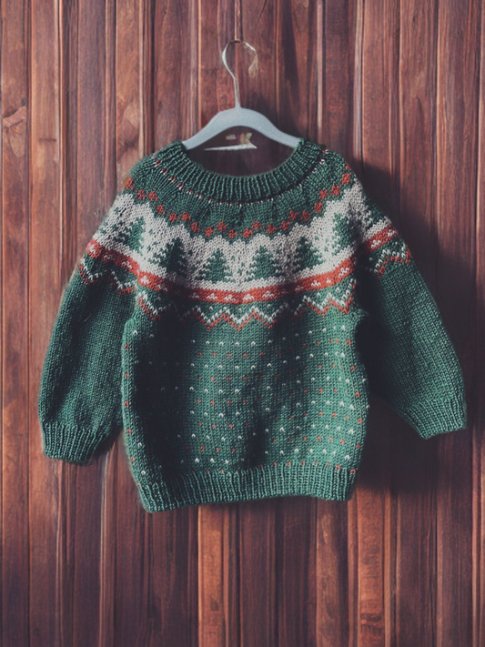 Magic Forest Sweater Knitting Pattern