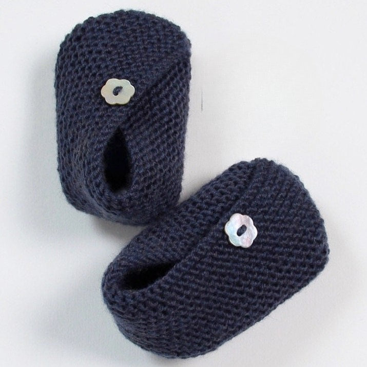 Baby Kimono Booties Knitting Pattern