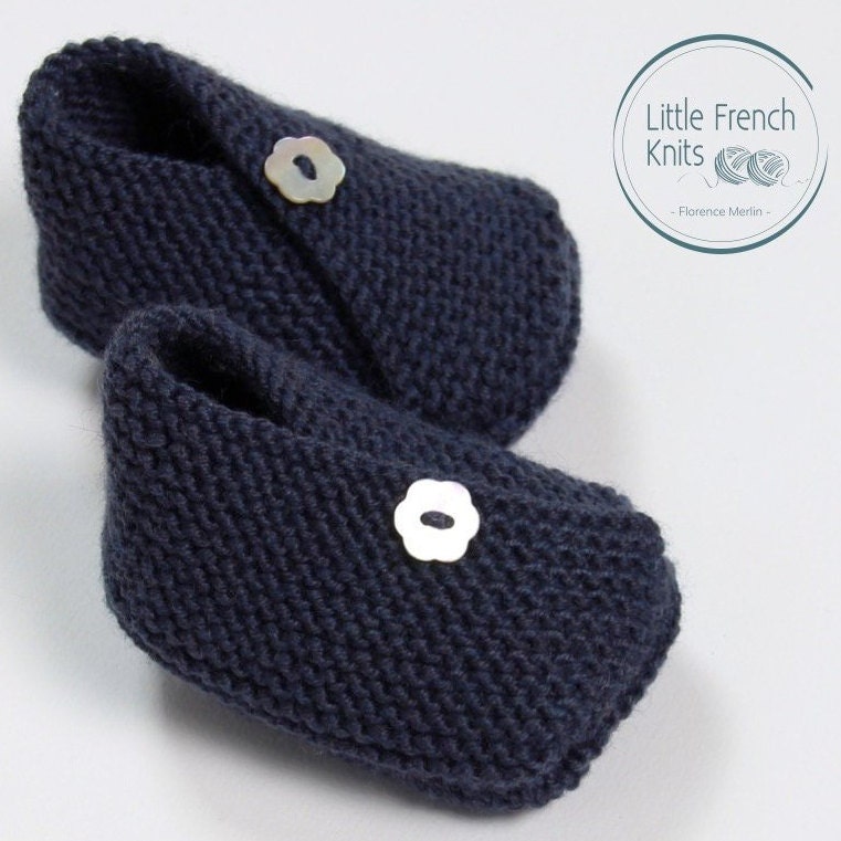 Baby Kimono Booties Knitting Pattern