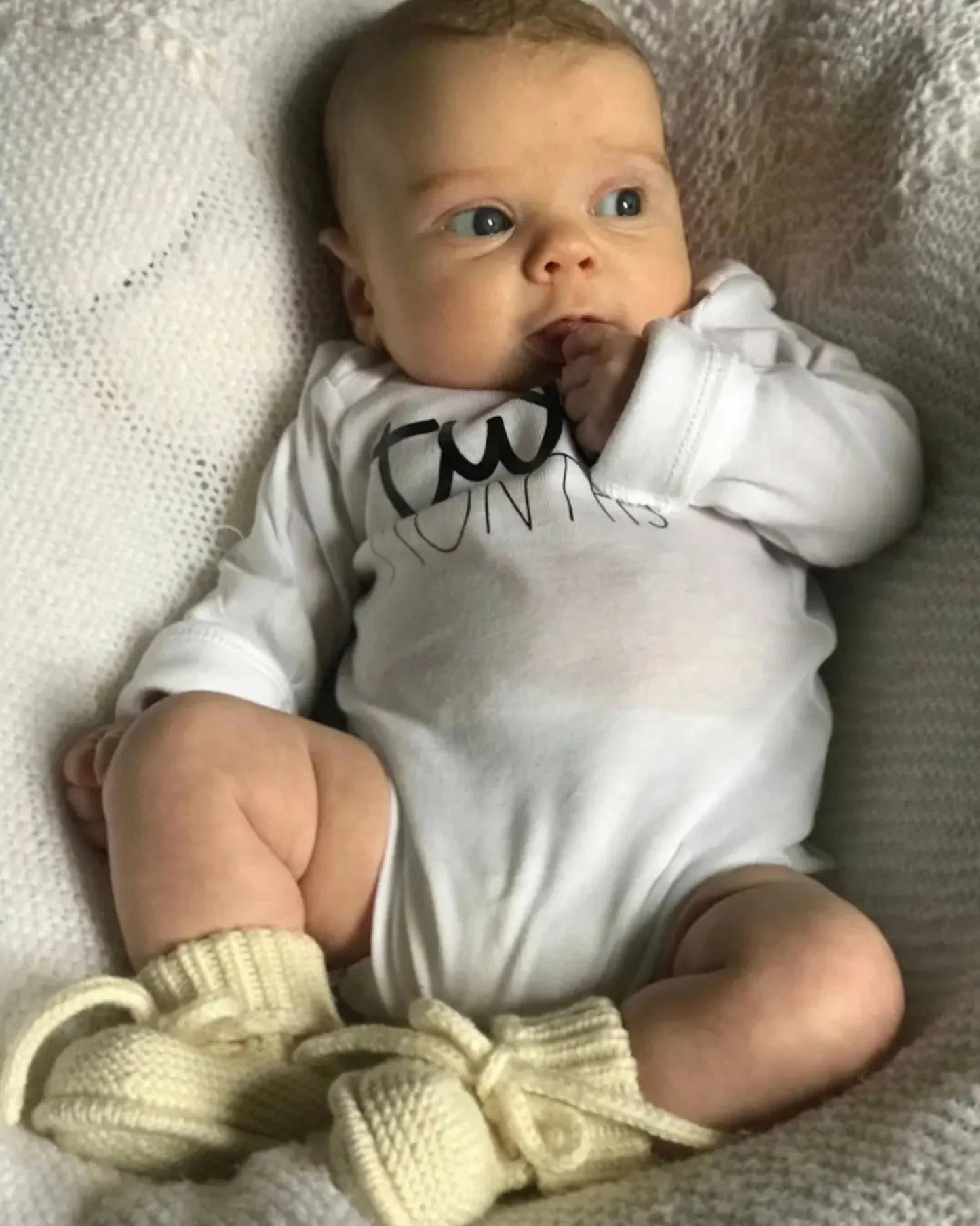 Cable Knit Baby Booties Pattern