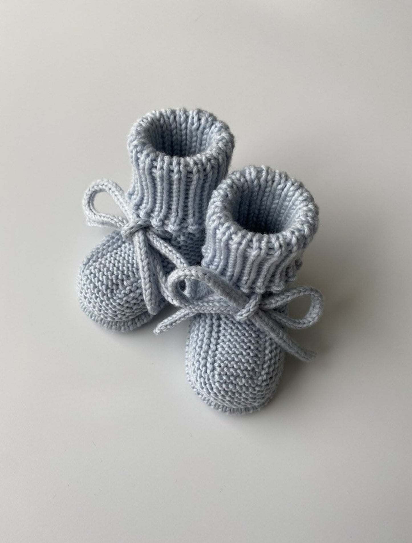 Cable Knit Baby Booties Pattern