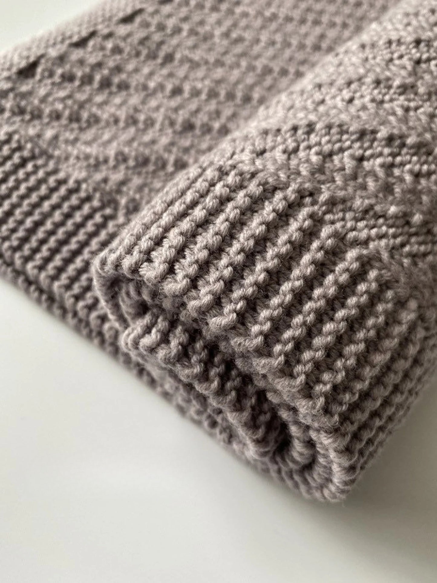Cable Knit Baby Blanket Knitting Pattern