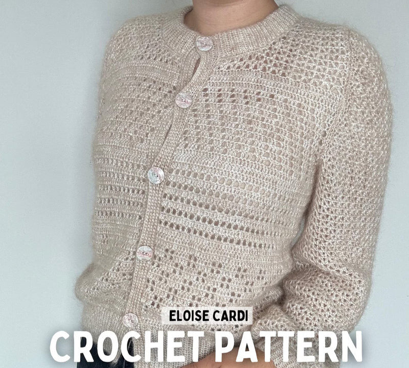 Eloise Cardigan Crochet Pattern