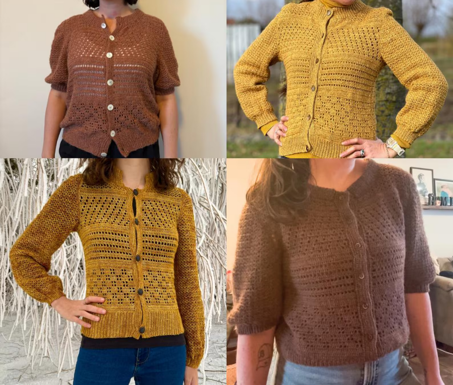 Eloise Cardigan Crochet Pattern