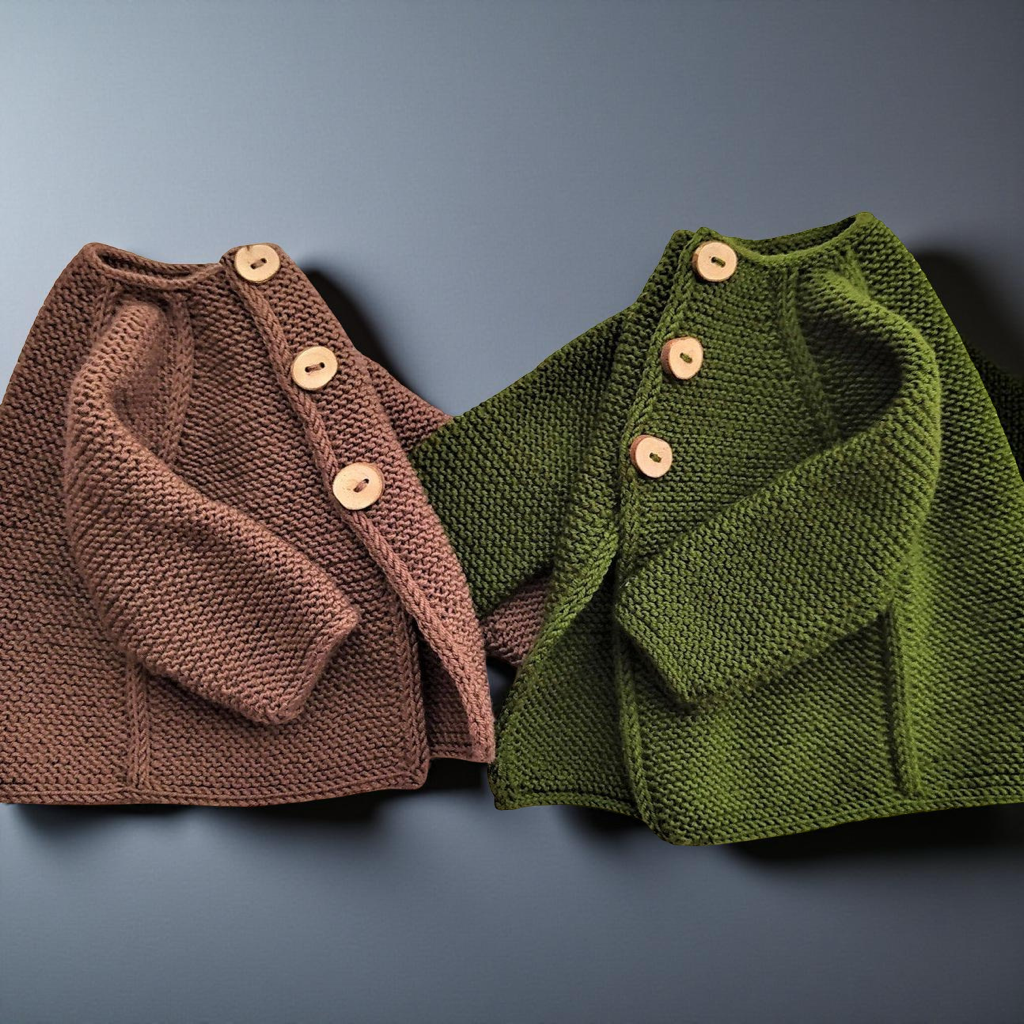 Cedarwood Baby Cardigan Knitting Pattern