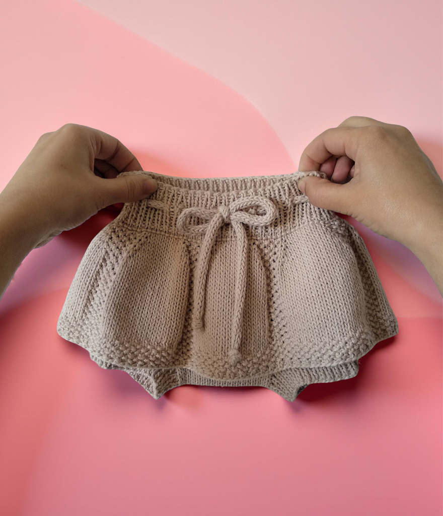 Spring Duo Baby Skorts Knitting Pattern