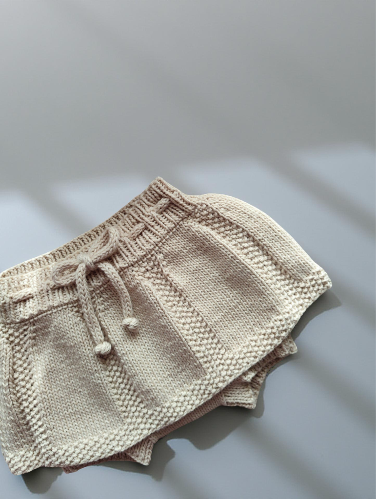 Spring Duo Baby Skorts Knitting Pattern