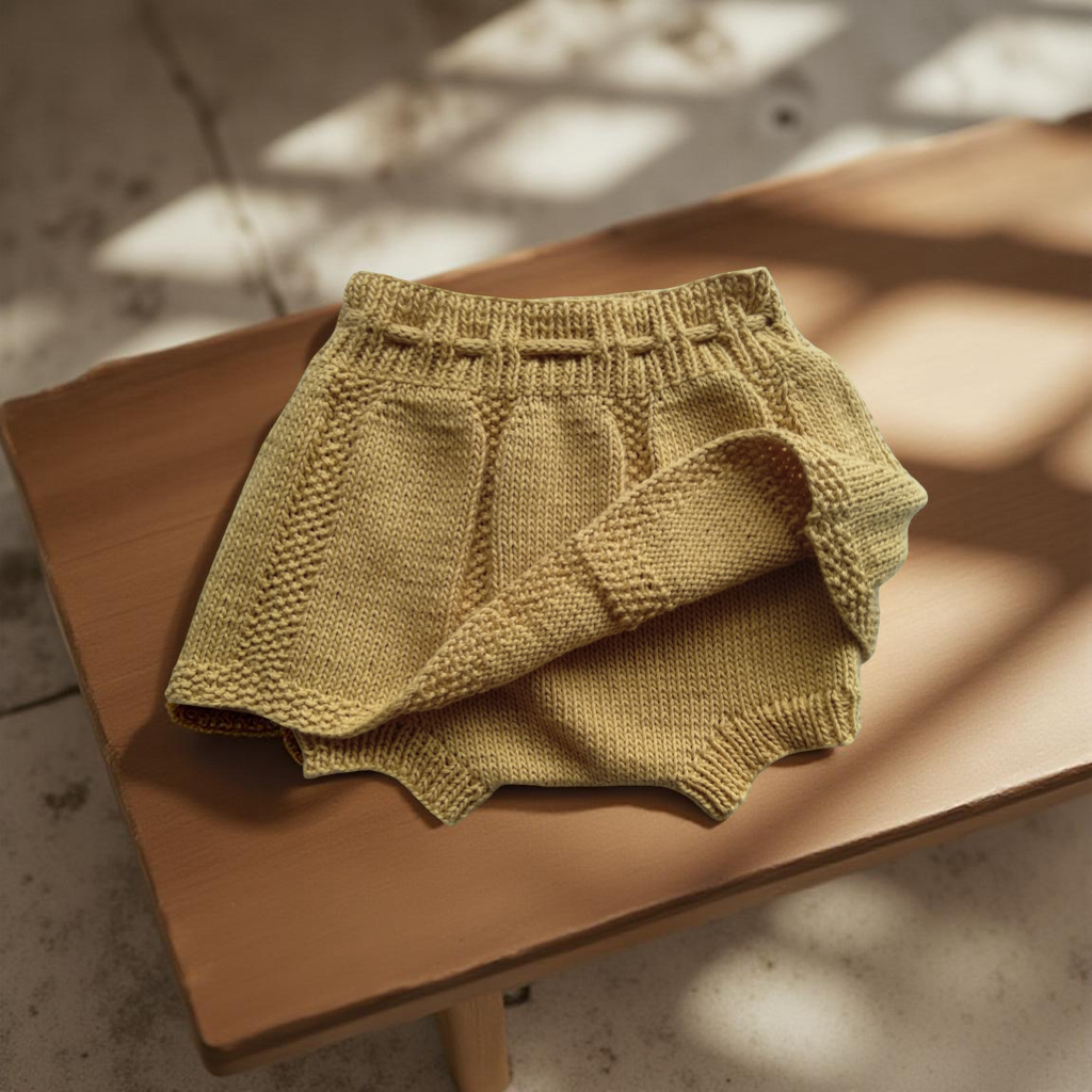 Spring Duo Baby Skorts Knitting Pattern