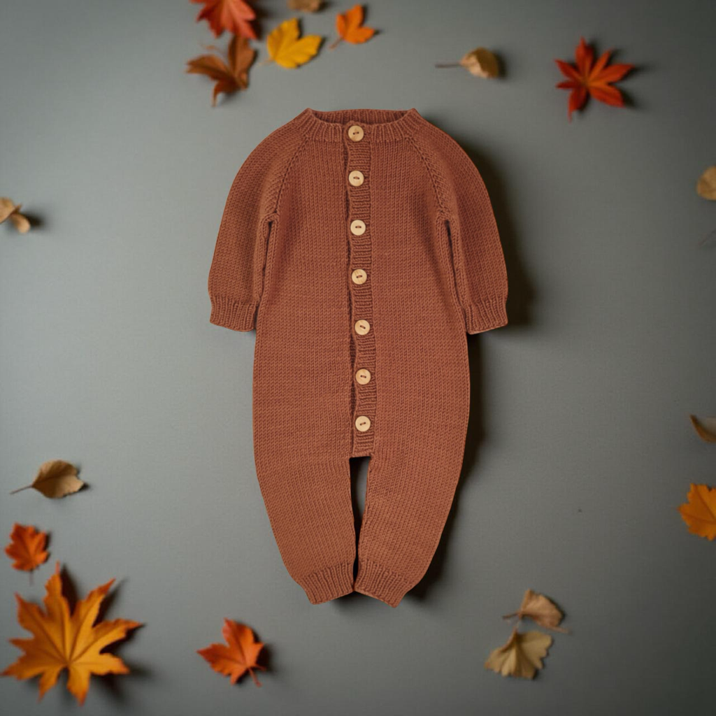 Maple Baby Overalls Knitting Pattern