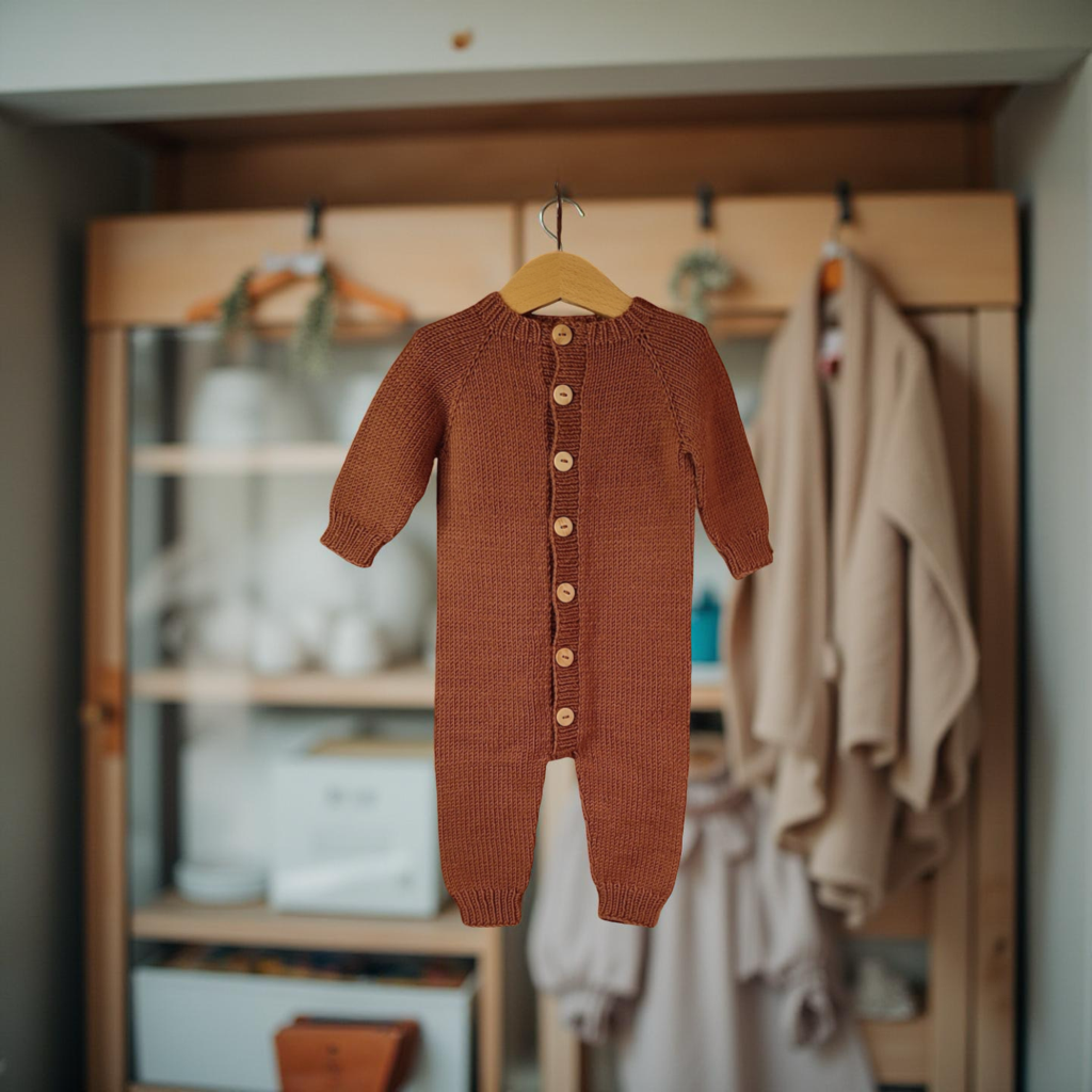 Maple Baby Overalls Knitting Pattern