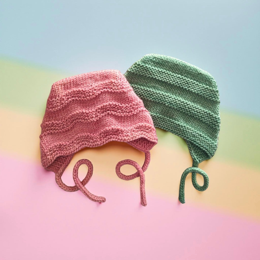 Gartinette Baby Bonnet Knitting Pattern