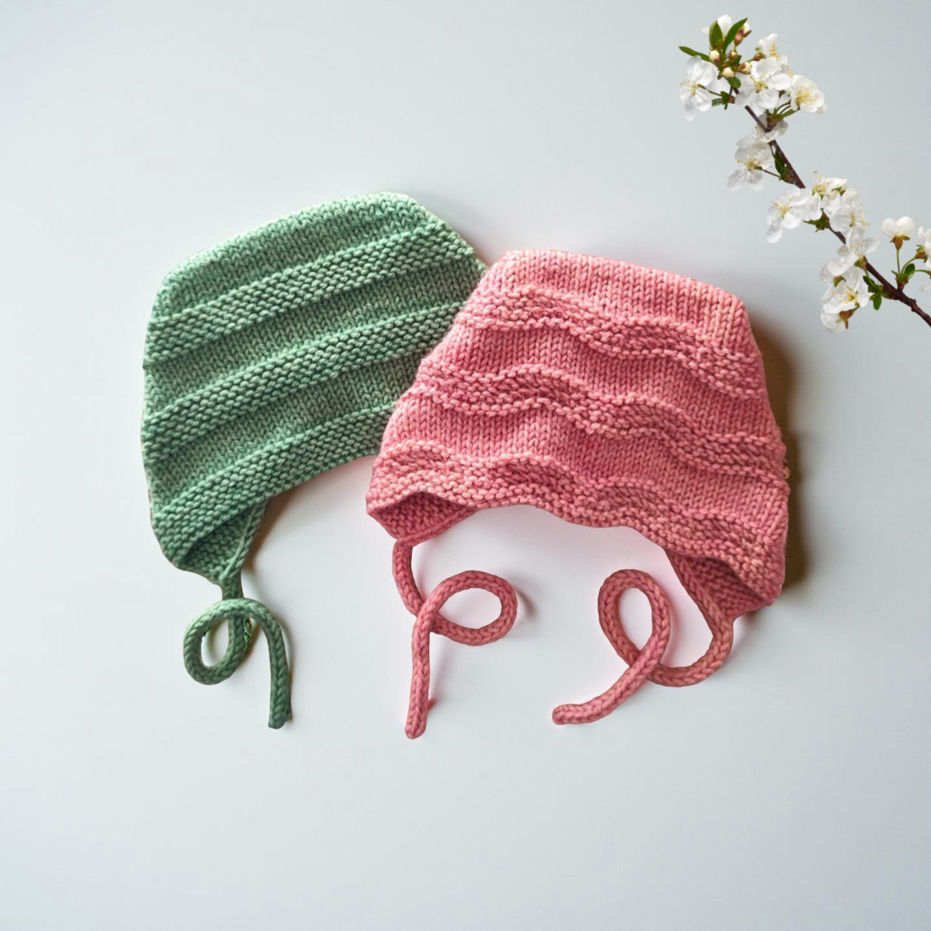 Gartinette Baby Bonnet Knitting Pattern