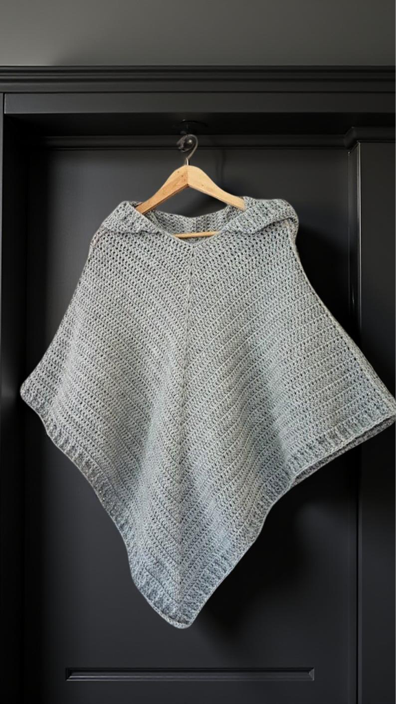 Hooded Poncho Crochet Pattern
