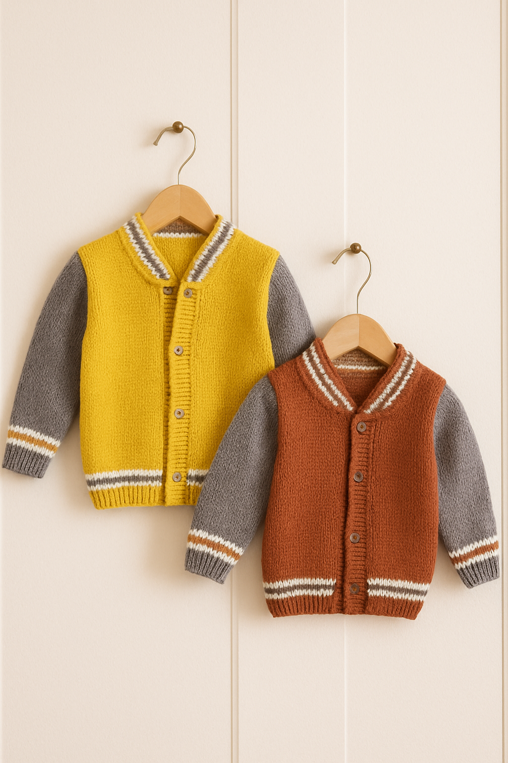 Back-to-School Kids Jacket Knitting Pattern