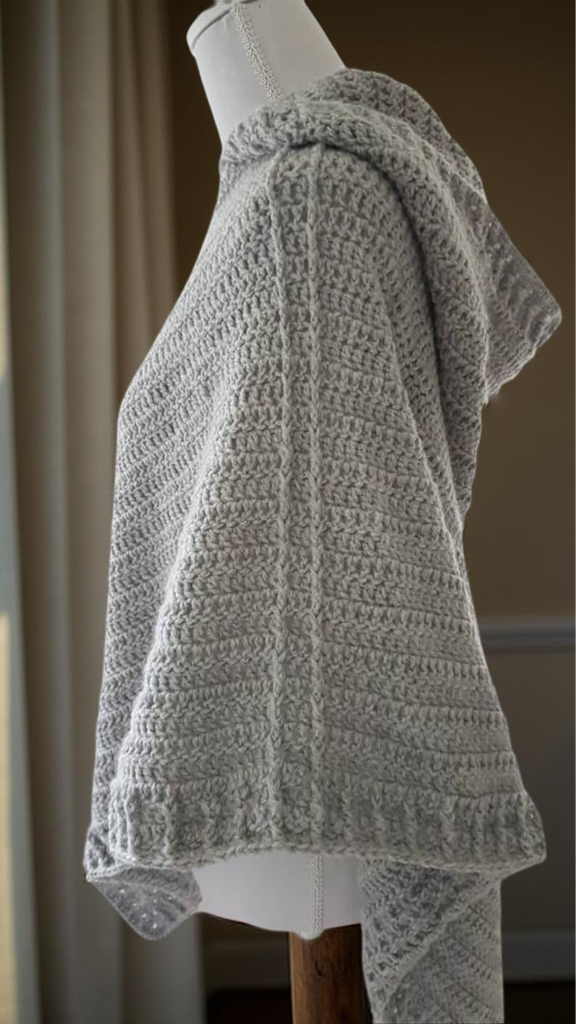Hooded Poncho Crochet Pattern