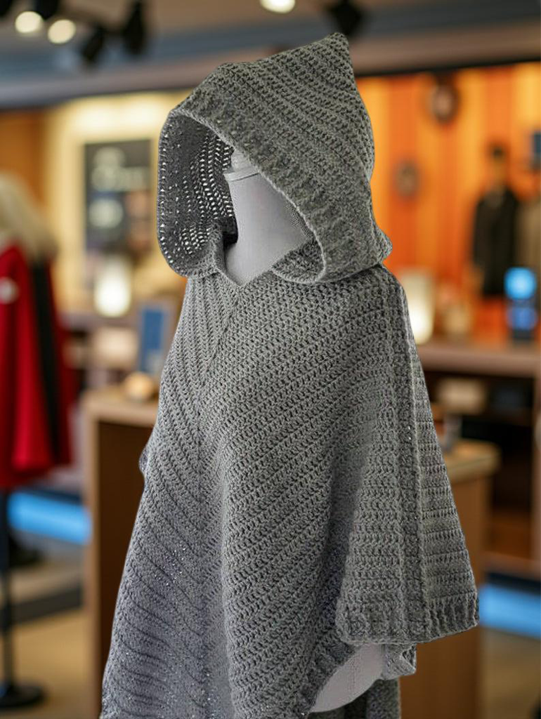 Hooded Poncho Crochet Pattern