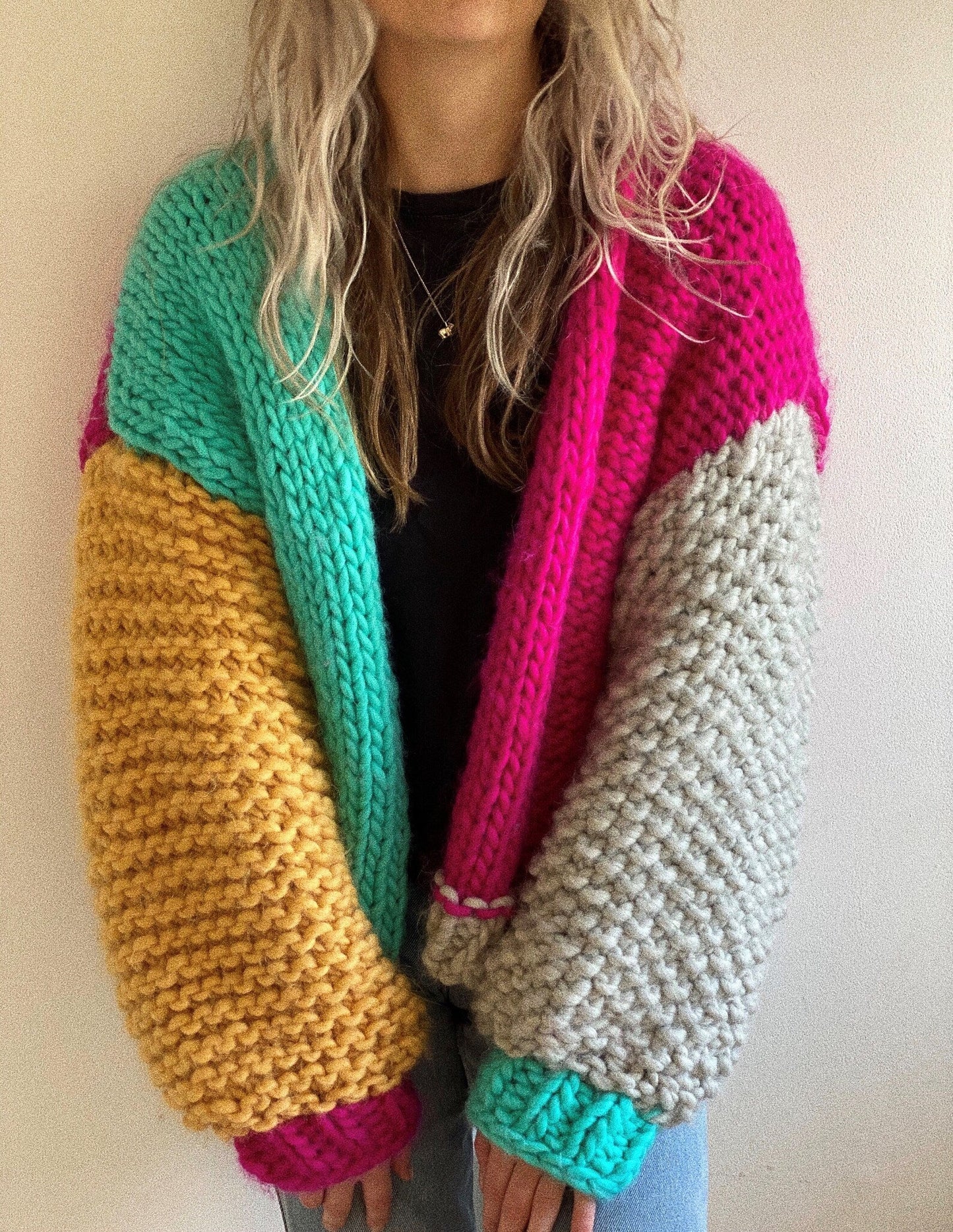 Chunky Cardigan Knitting Pattern