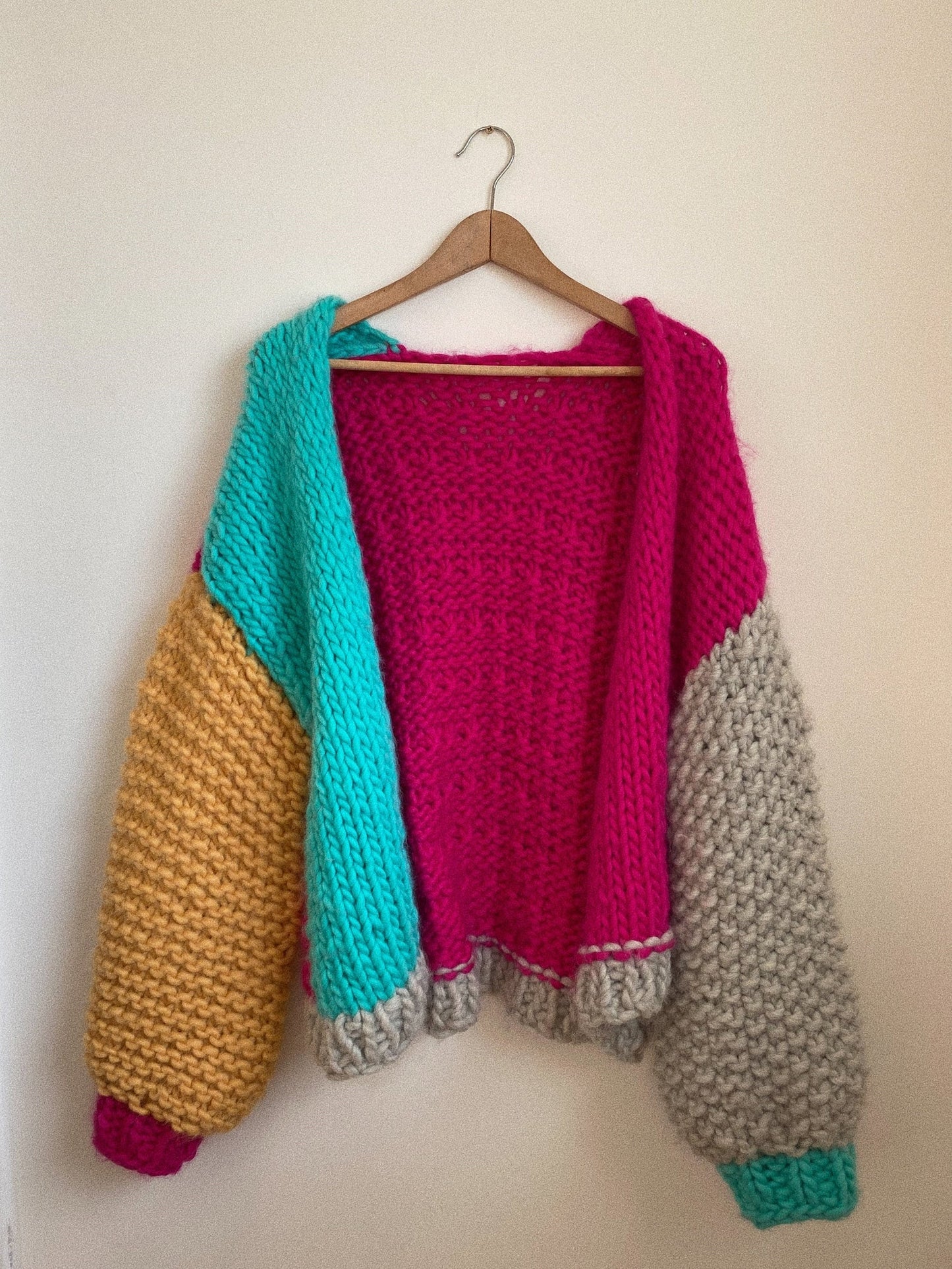 Chunky Cardigan Knitting Pattern