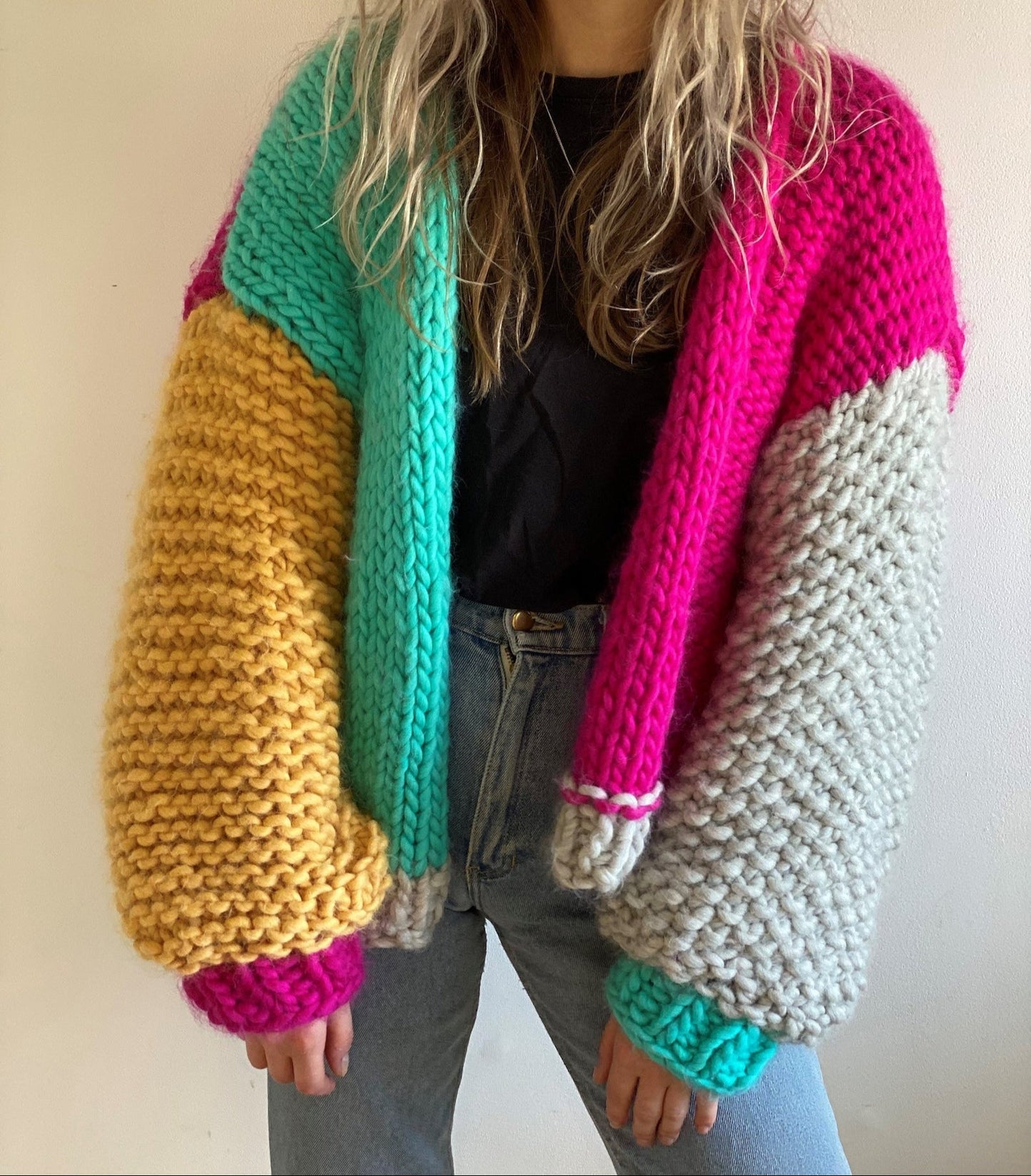 Chunky Cardigan Knitting Pattern