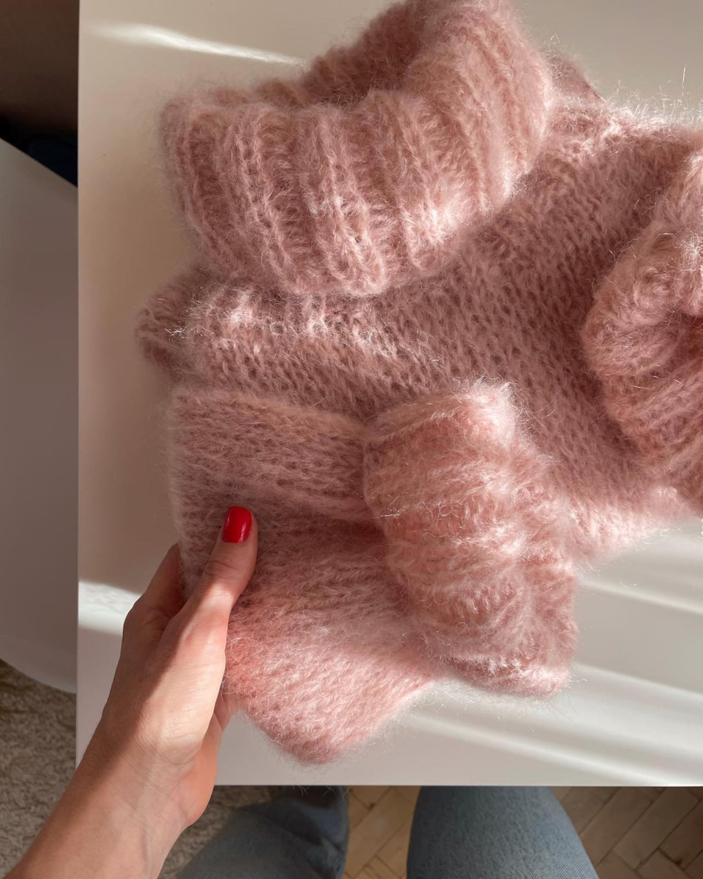 Mohair Sweater Knitting Pattern