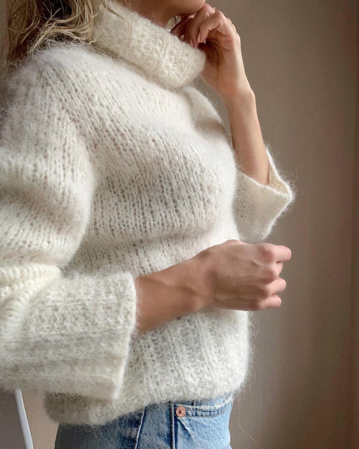 Mohair Sweater Knitting Pattern