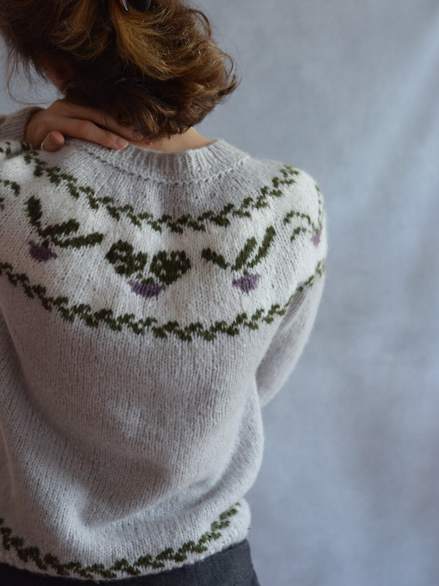 Plantlover Sweater knitting pattern