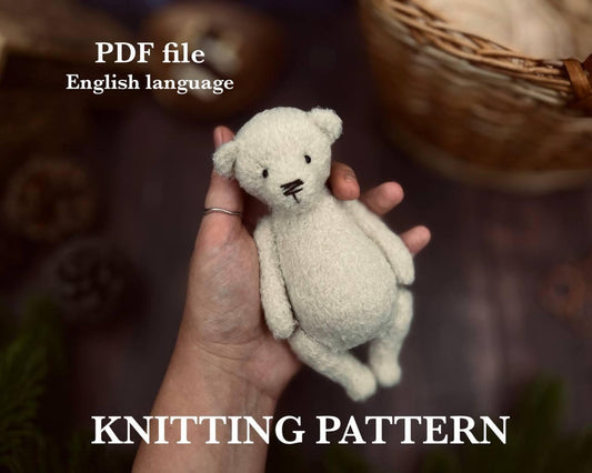 Cute Little Teddy Bear Knitting Pattern