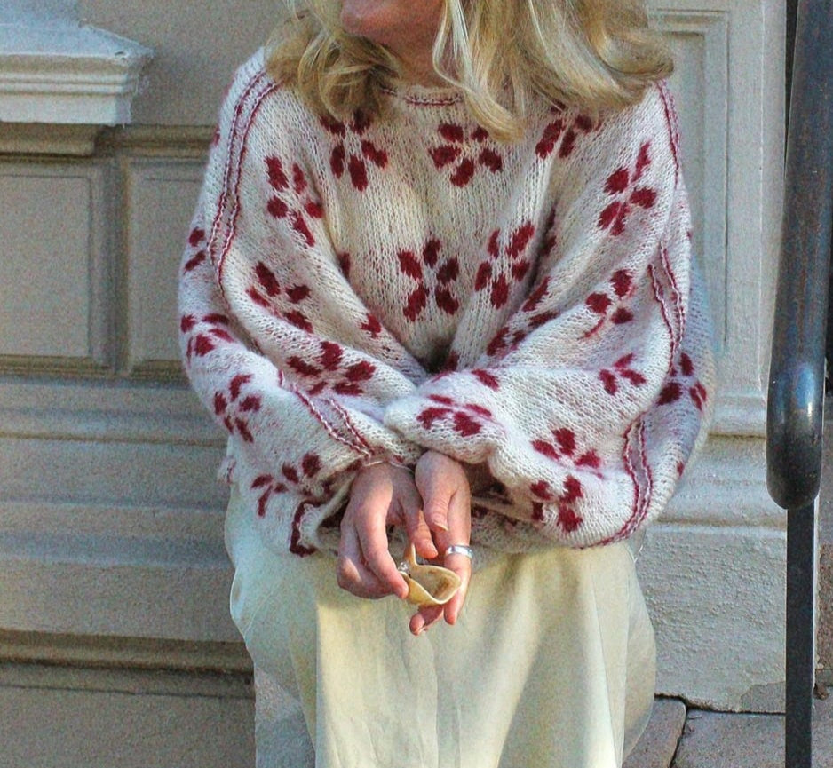 Flirt Sweater Knitting Pattern