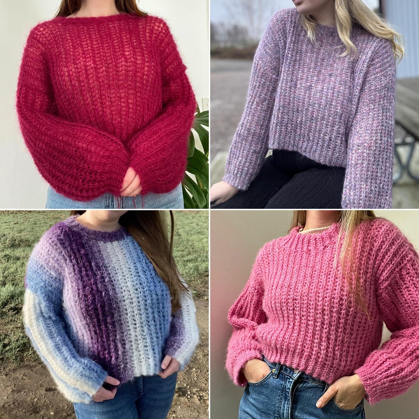 Oversized RIbbed Jumper Crochet Pattern