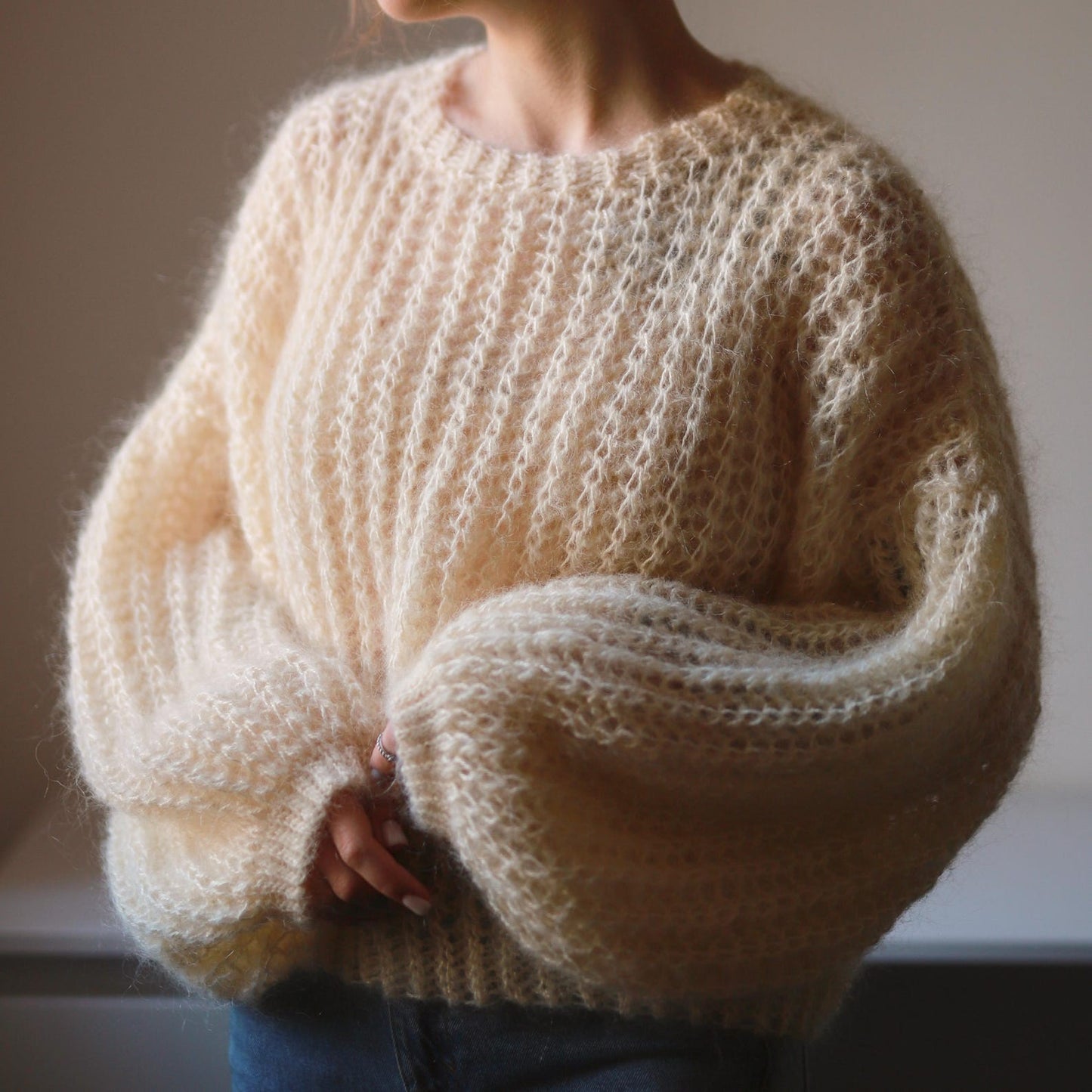 Oversized RIbbed Jumper Crochet Pattern