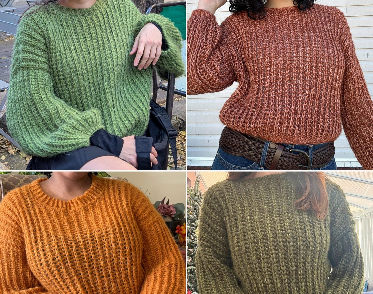 Oversized RIbbed Jumper Crochet Pattern