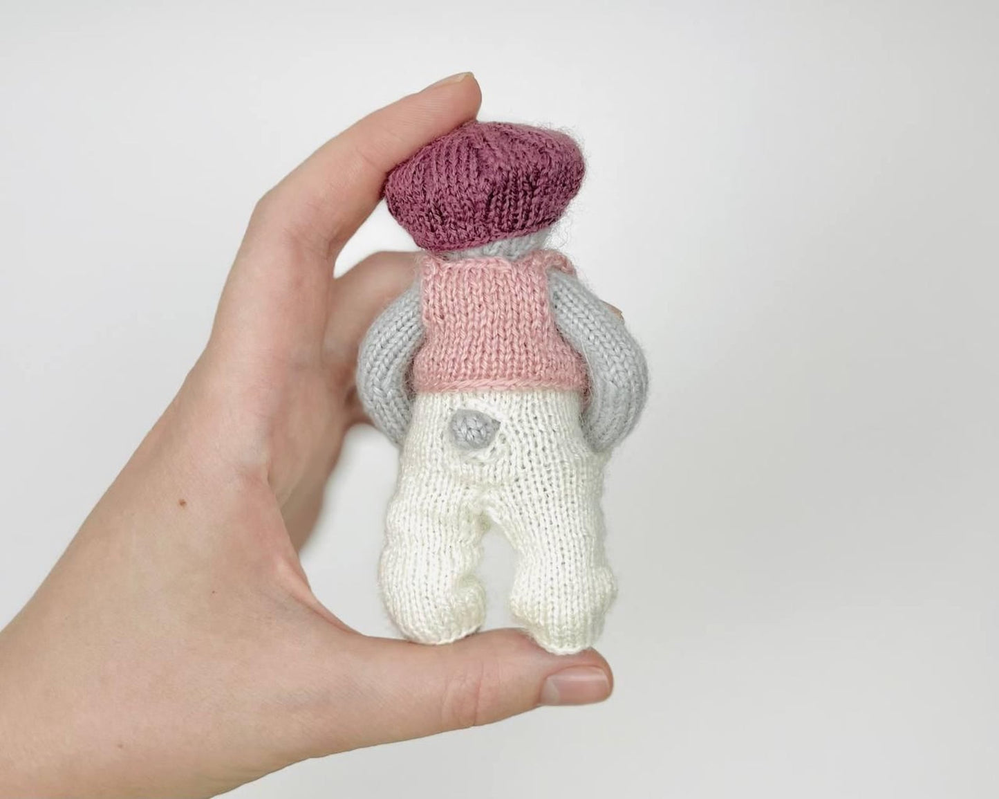 Seamless Mini Teddy Bear Knitting Pattern