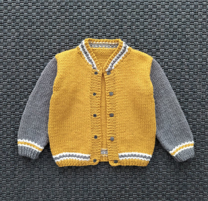 School Kids Jacket Knitting Pattern