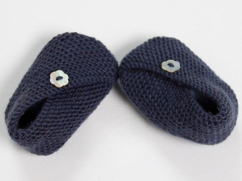 Baby Kimono Booties Knitting Pattern