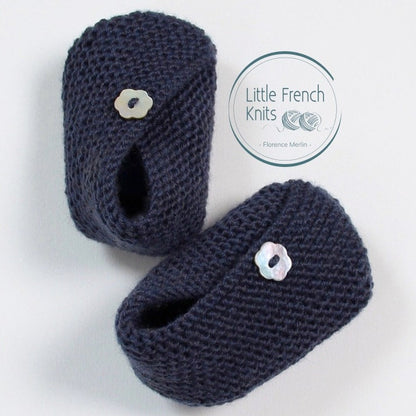 Baby Kimono Booties Knitting Pattern