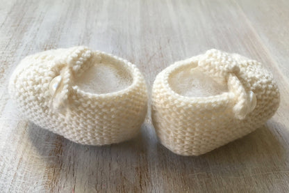 Baby Booties Knitting Pattern