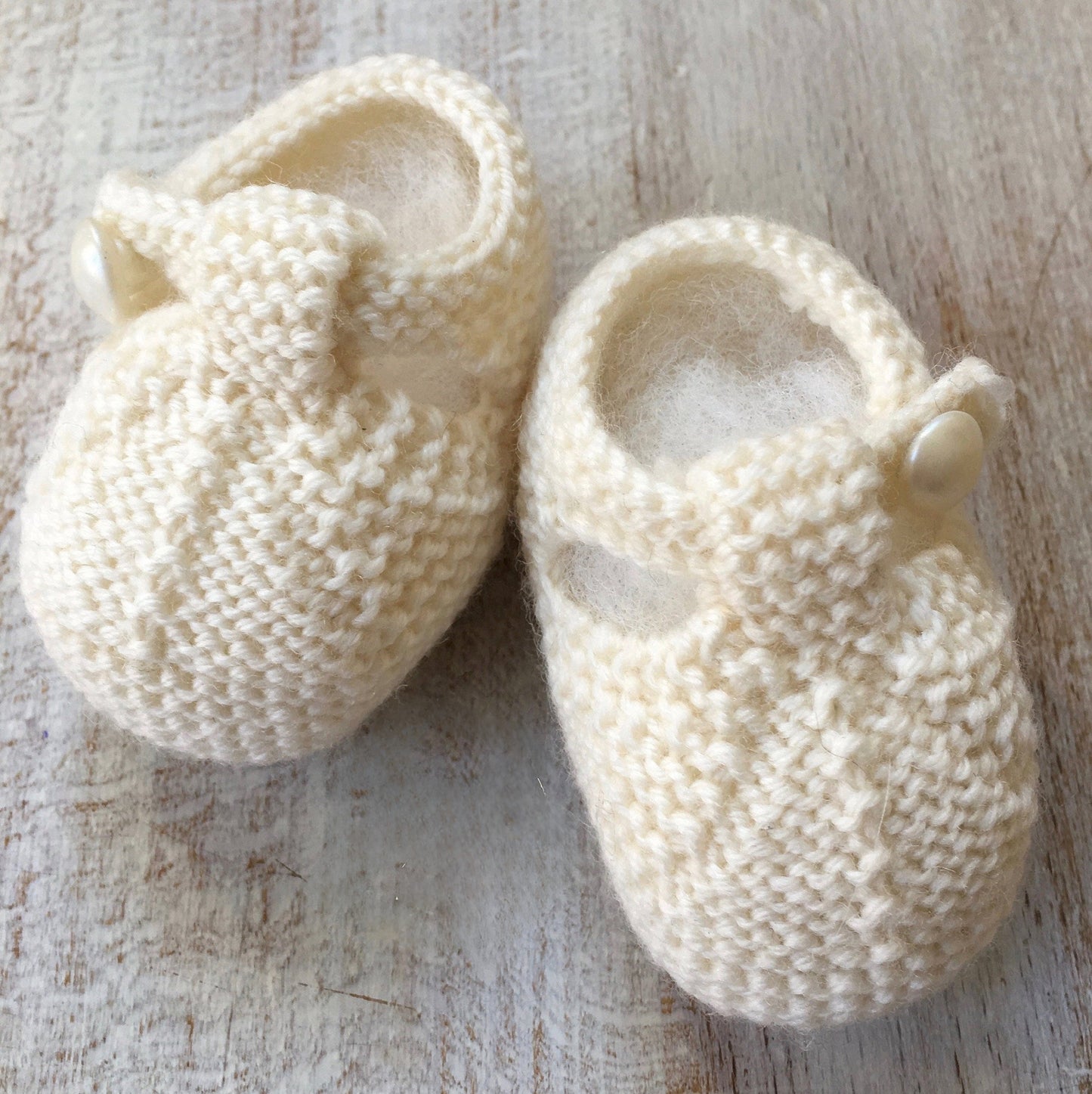 Baby Booties Knitting Pattern