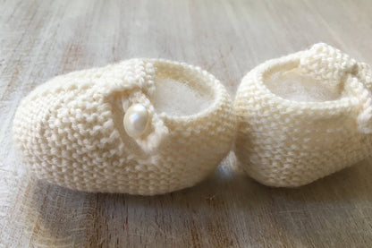 Baby Booties Knitting Pattern