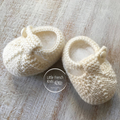 Baby Booties Knitting Pattern