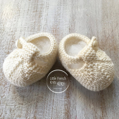 Baby Booties Knitting Pattern