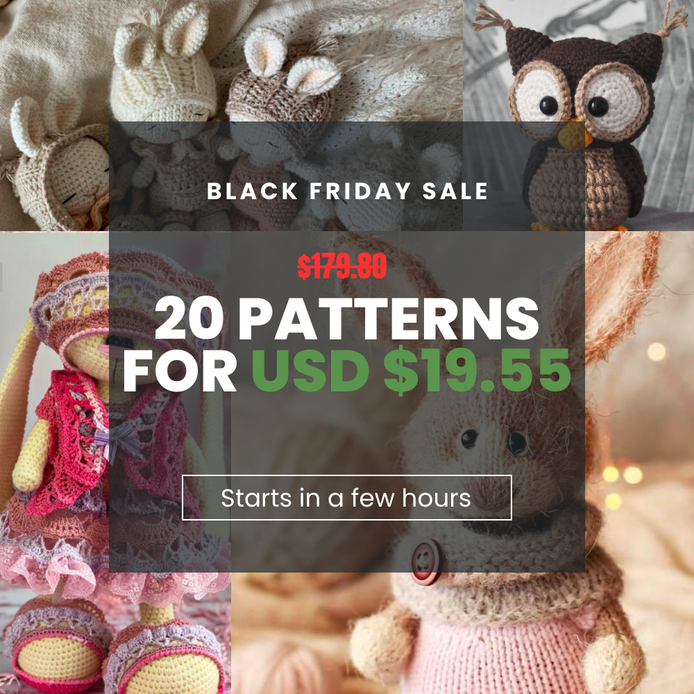 Mega Bundle: 20 Digital Patterns for $19.55