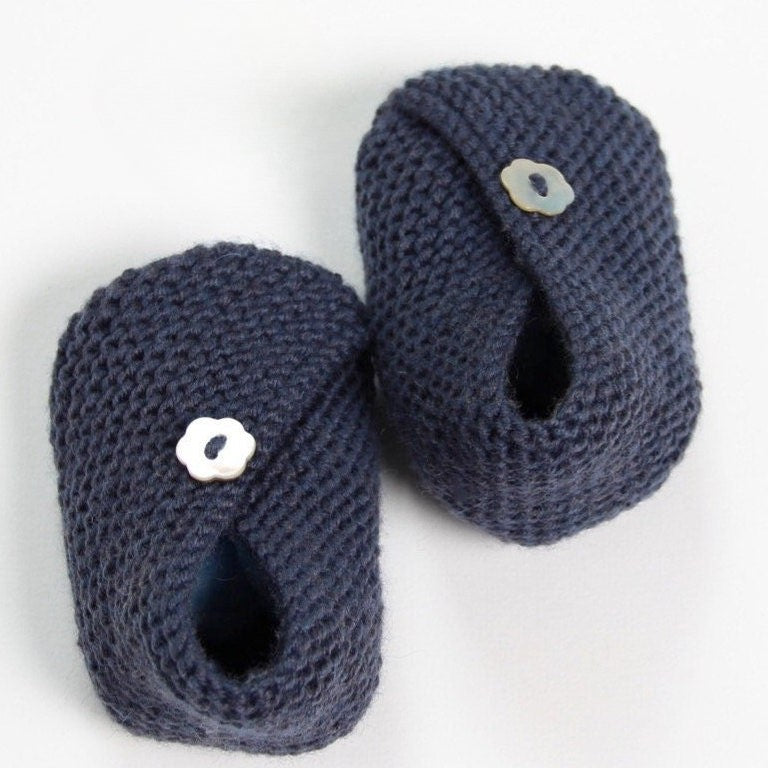 Baby Kimono Booties Knitting Pattern
