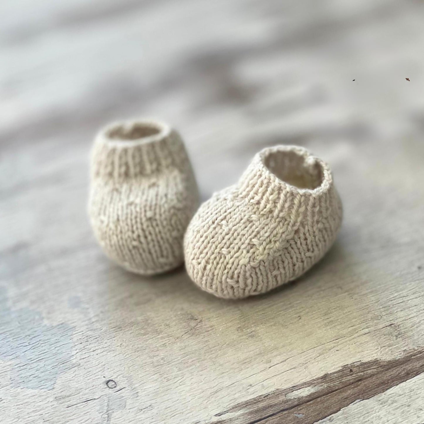 Baby Booties Knitting Pattern