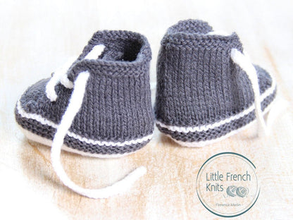 Baby Sneakers Knitting Pattern