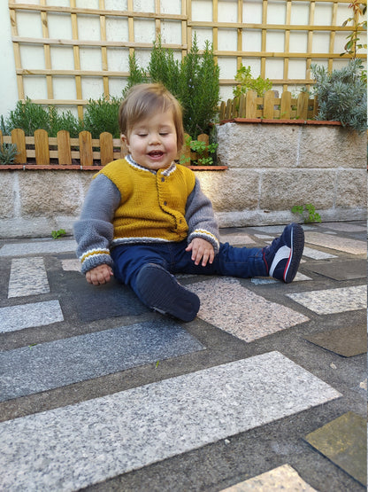 School Kids Jacket Knitting Pattern
