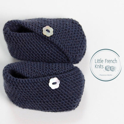 Baby Kimono Booties Knitting Pattern