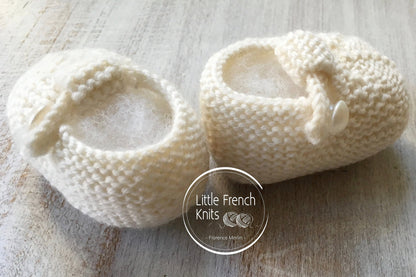 Baby Booties Knitting Pattern