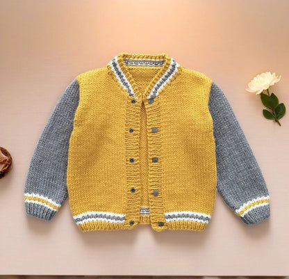 Back-to-School Kids Jacket Knitting Pattern