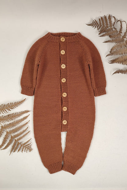 Maple Baby Overalls Knitting Pattern