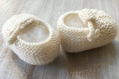 Baby Booties Knitting Pattern
